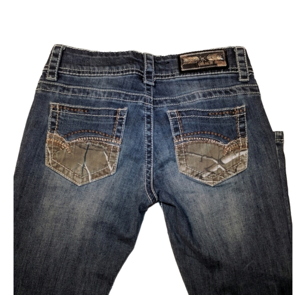 grace in la jeans camo